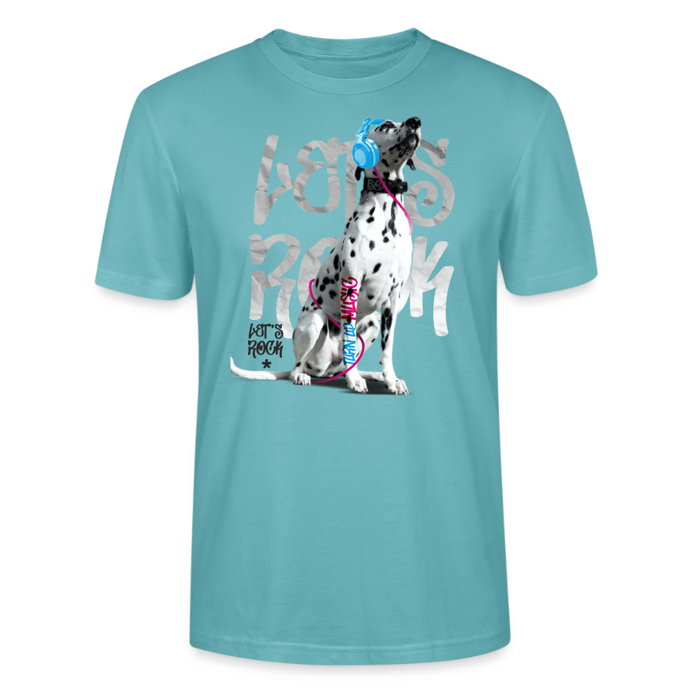 Boa's Unisex T-Shirt Premium Let's Rock - Pastelltürkis