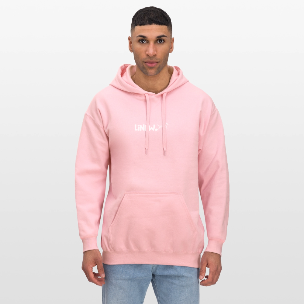 LiNBW. Crew Hoodie White Edition Life is not just black and white - Hellrosa