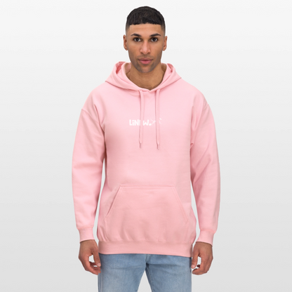 LiNBW. Crew Hoodie White Edition Life is not just black and white - Hellrosa