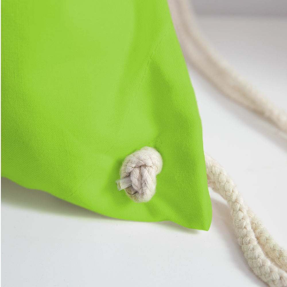 LiNBW. Turnbeutel Black Edition - Neongrün