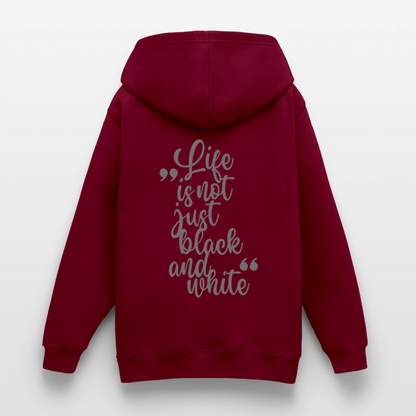 LiNBW. Crew Hoodie Life is not just black and white Edition Grey - LiNBW.