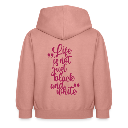 LiNBW. Crew Hoodie Life is not just black and white Edition Pink - LiNBW.