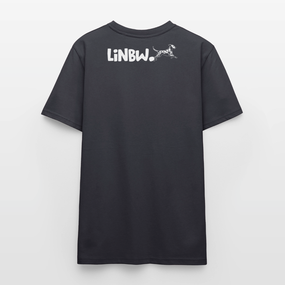 Life is not just black and white – Bio-Baumwollshirt - Dunkles Graublau
