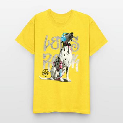 Boa's T-Shirt Let's Rock - Gelb