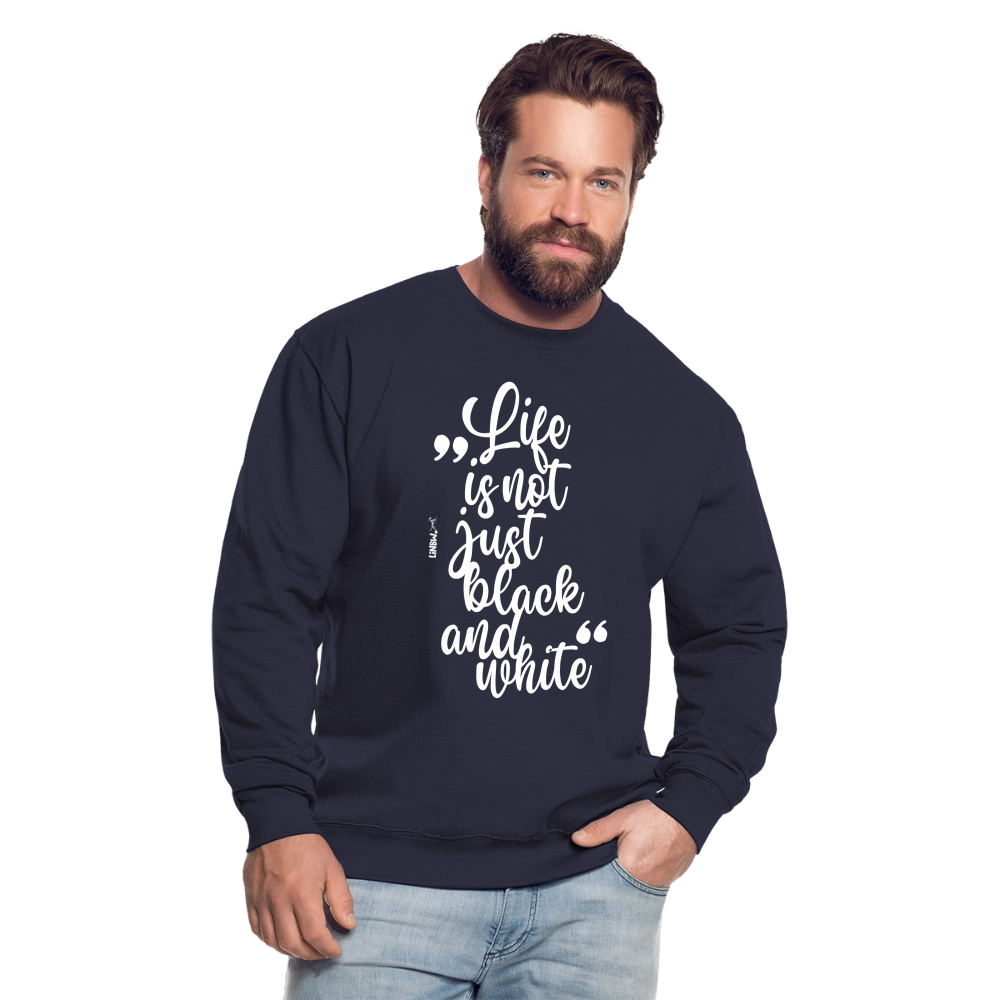 Life is not just black and white Classic Pullover White Edition - LiNBW.