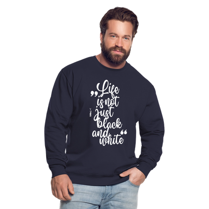 Life is not just black and white Classic Pullover White Edition - LiNBW.