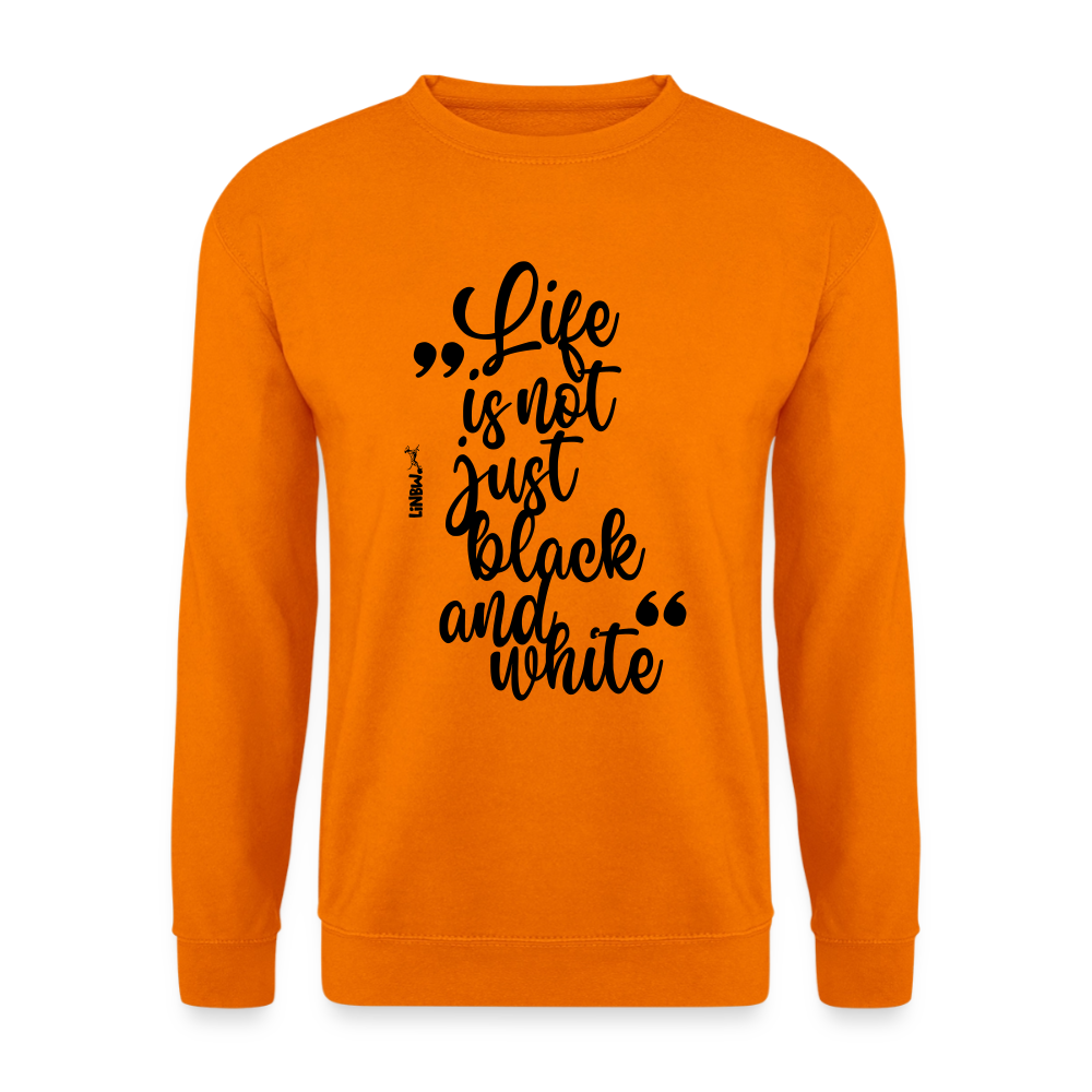 Life is not just black and white Classic Pullover Black Edition - LiNBW.