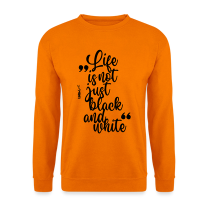 Life is not just black and white Classic Pullover Black Edition - LiNBW.