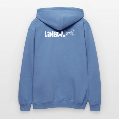 Life is not just black and white Hoodie White Edition - Carolina Blue