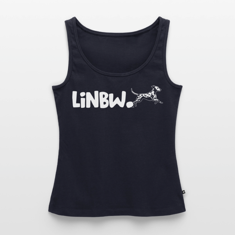 LiNBW. Tank Top Premium White Edition Life is not just black and white - Navy