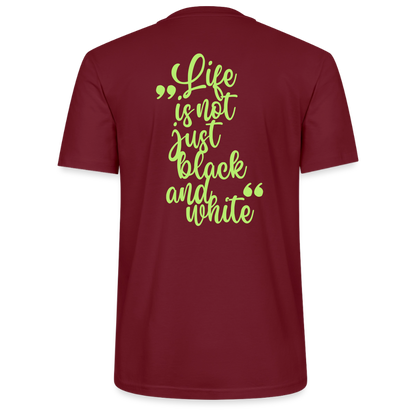 LiNBW. Unisex T-Shirt Premium Crew Green Edition Life is not just black and white - LiNBW.