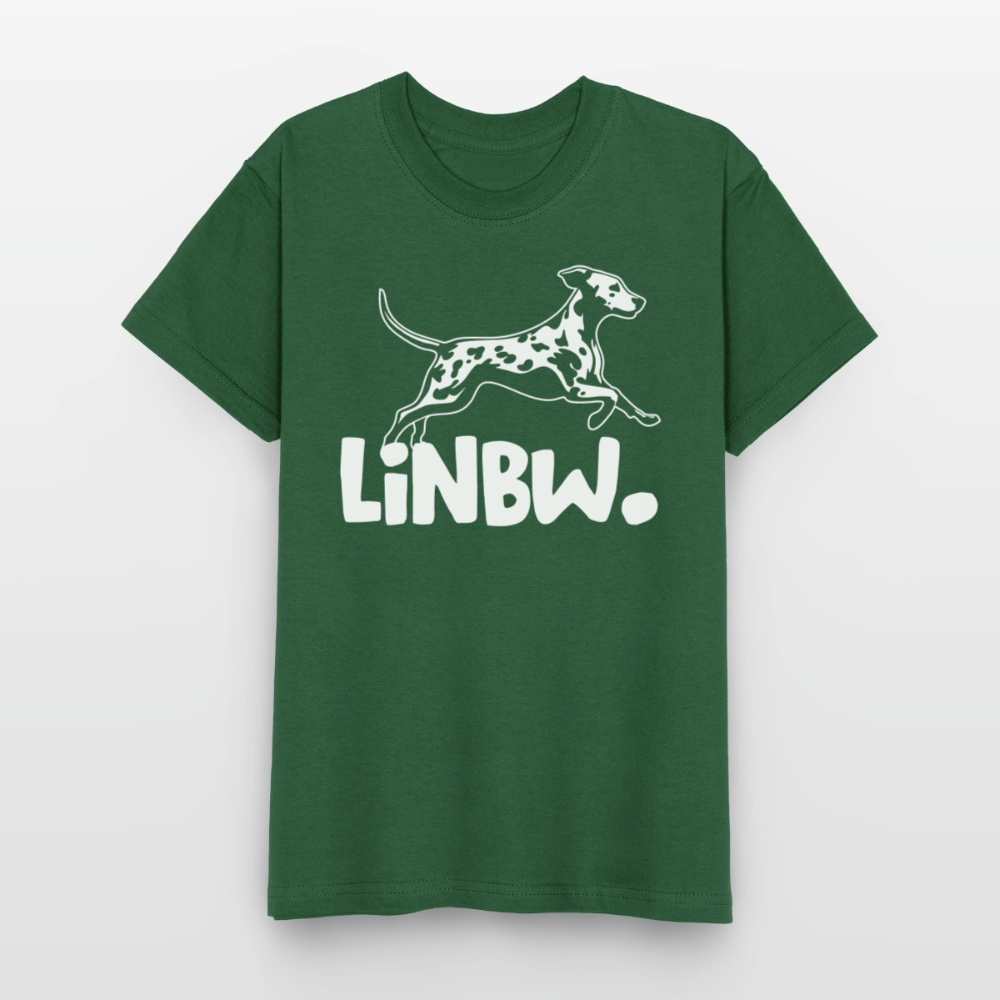 LiNBW. T-Shirt White Edition - Flaschengrün