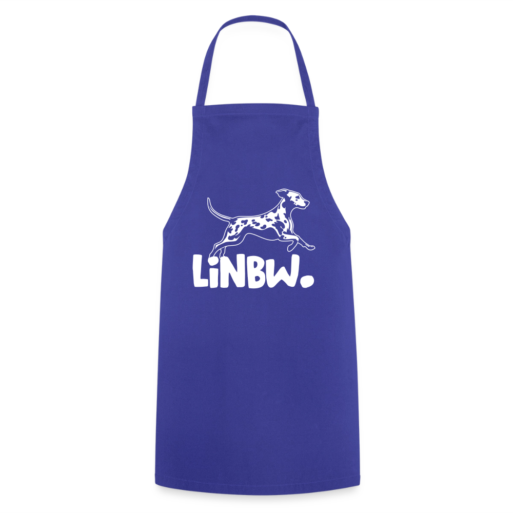 LiNBW. Kochschürze White Edition - Royalblau