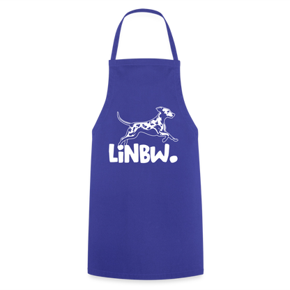 LiNBW. Kochschürze White Edition - Royalblau