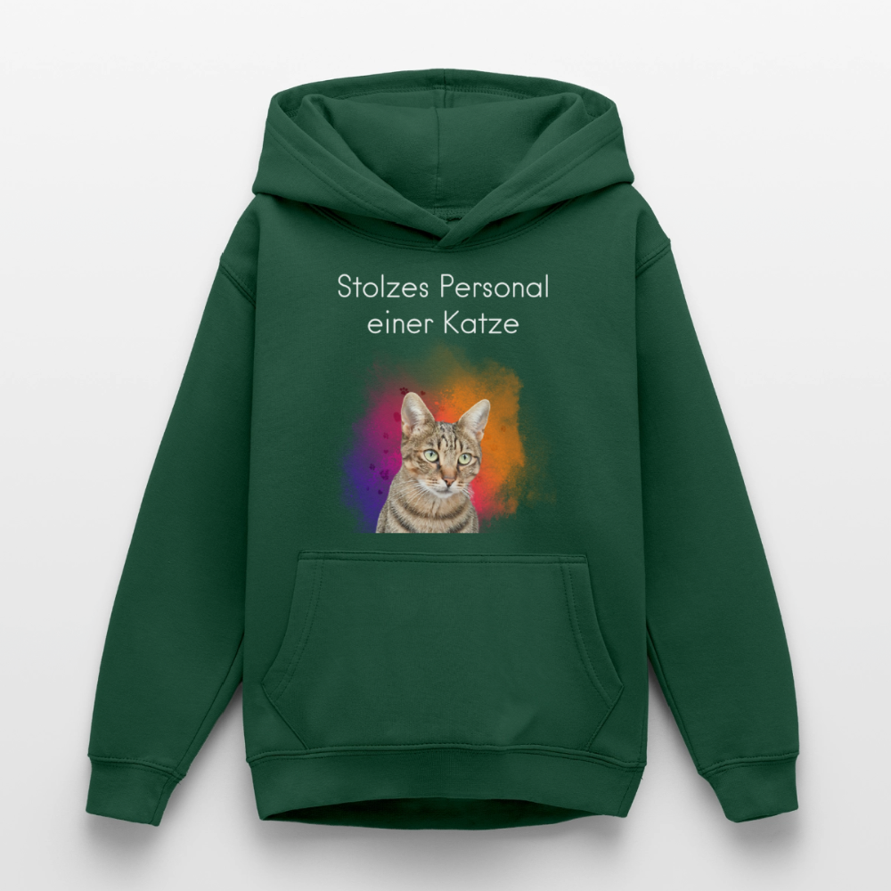 Teenager Hoodie - Flaschengrün