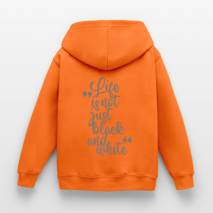 LiNBW. Crew Hoodie Life is not just black and white Edition Grey - LiNBW.