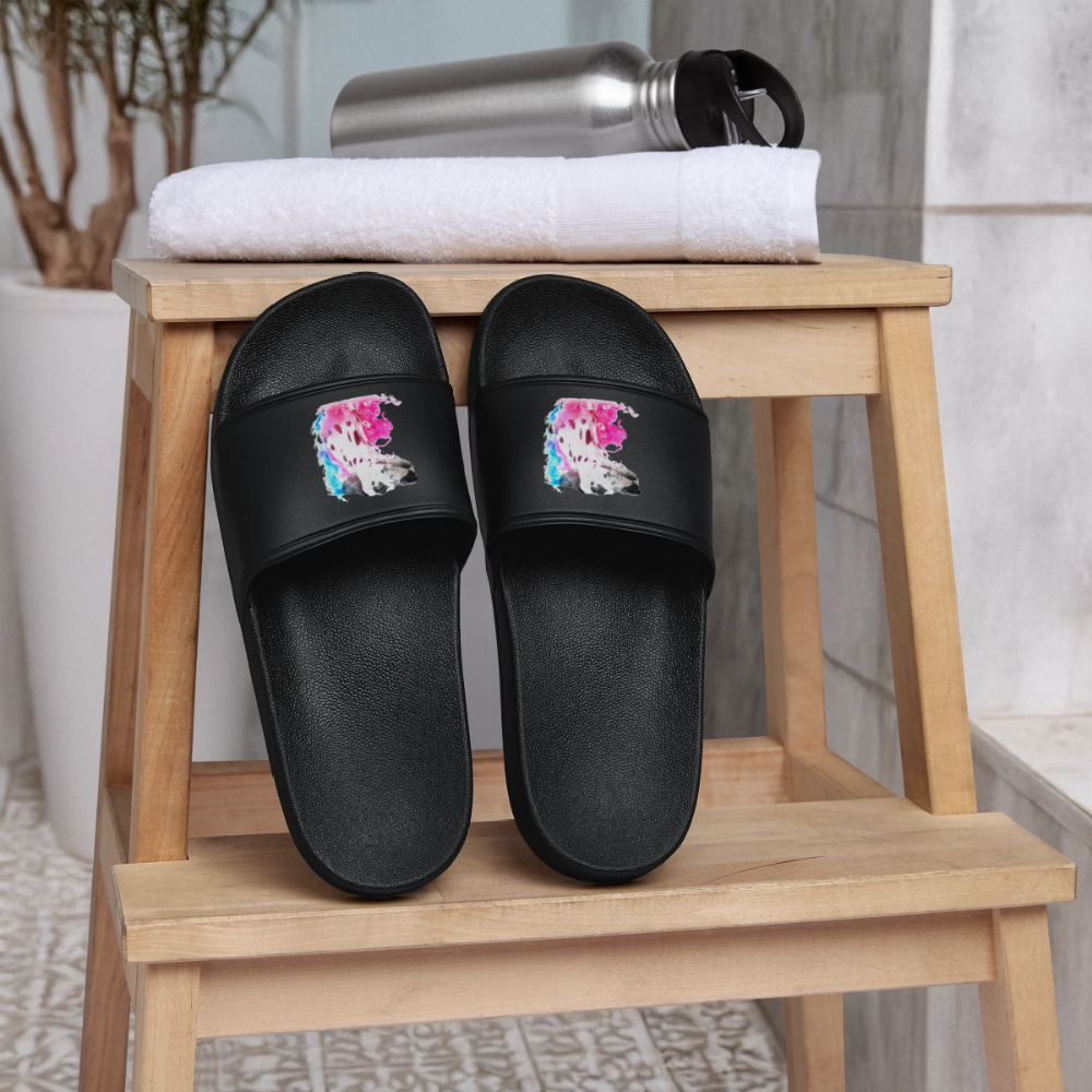 Boa´s Badelatschen für Männer Splash - Schwarz