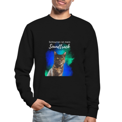 Nala's Classic Pullover Schnurren ist mein Soundtrack White Edition - Schwarz