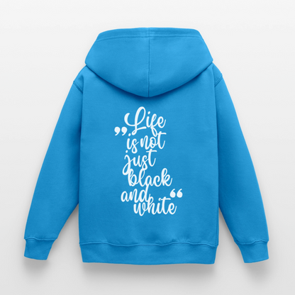 LiNBW. Crew Hoodie Life is not just black and white Edition White - LiNBW.