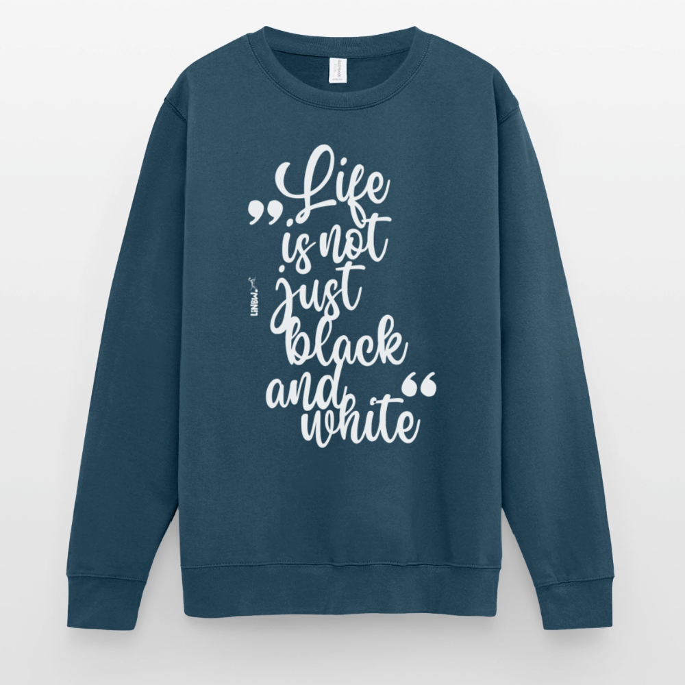 Life is not just black and white Classic Pullover White Edition - LiNBW.