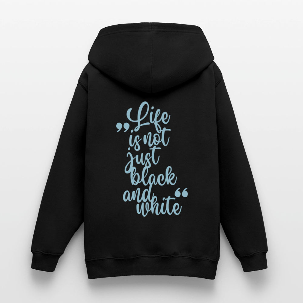 LiNBW. Crew Hoodie Life is not just black and white Edition Blue - LiNBW.