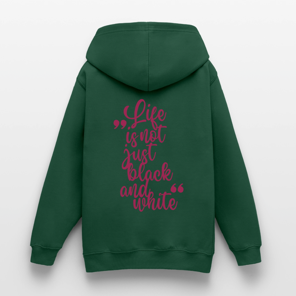 LiNBW. Crew Hoodie Life is not just black and white Edition Pink - LiNBW.