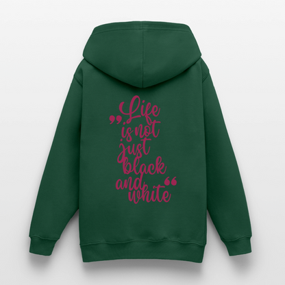 LiNBW. Crew Hoodie Life is not just black and white Edition Pink - LiNBW.