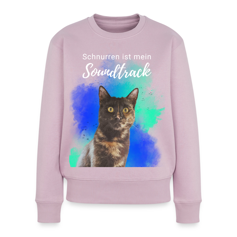 Nala's Pullover Schnurren ist mein Soundtrack White Edition - Altrosa