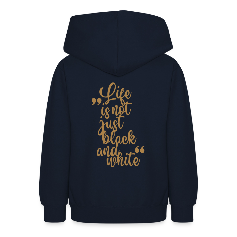 LiNBW. Crew Hoodie Life is not just black and white Edition Brown - LiNBW.