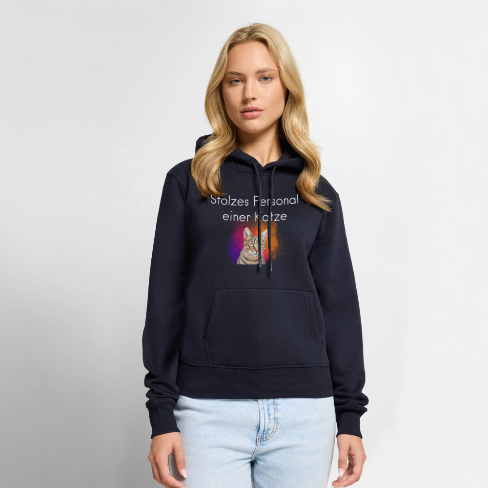 Pedro's Hoodie Stolzes Personal einer Katze White Edition - Navy