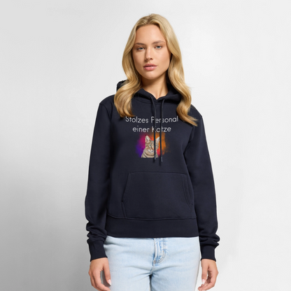 Pedro's Hoodie Stolzes Personal einer Katze White Edition - Navy