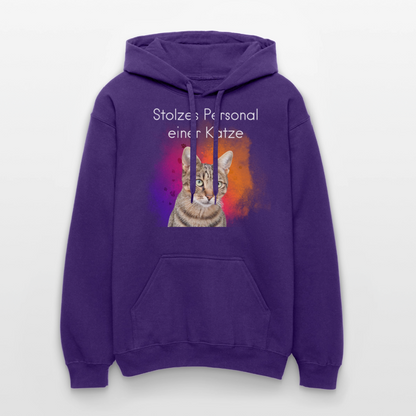 Pedro's Hoodie Stolzes Personal einer Katze White Edition - Lila