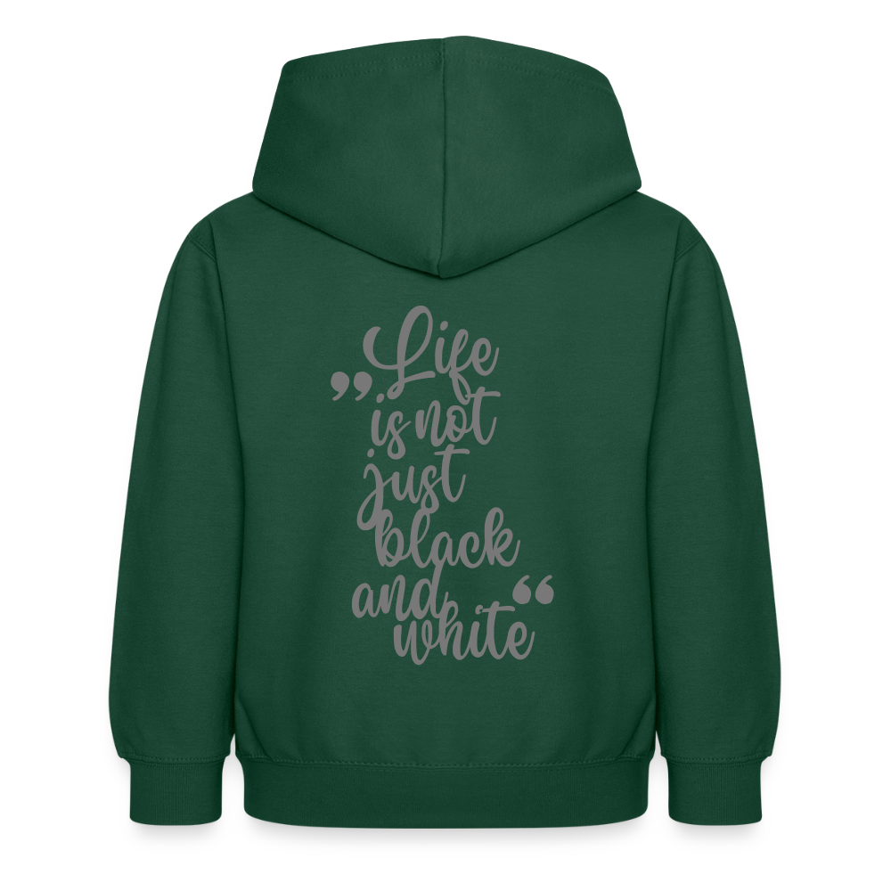 LiNBW. Crew Hoodie Life is not just black and white Edition Grey - LiNBW.