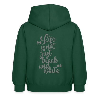 LiNBW. Crew Hoodie Life is not just black and white Edition Grey - LiNBW.