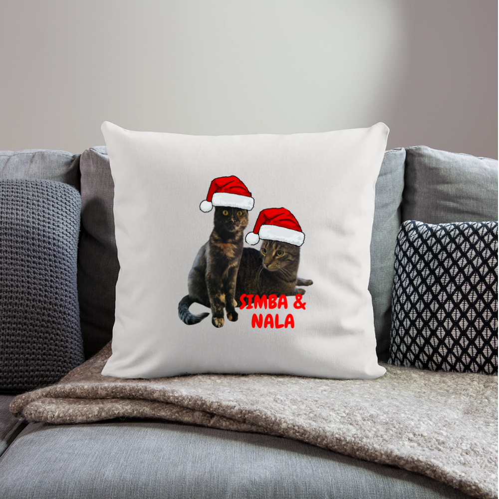 Simba´s und Nala´s Kissen Weihnachtsedition - Naturweiß 