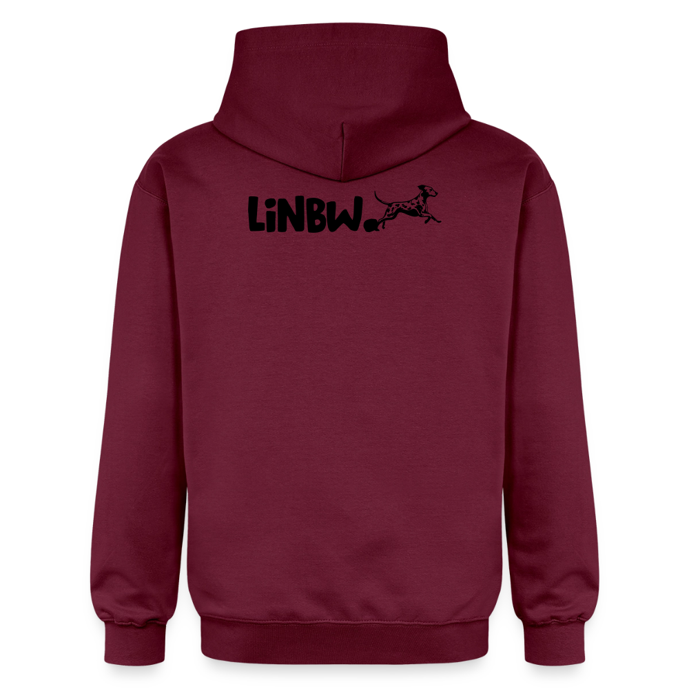 Life is not just black and white Hoodie Black Edition - Maroon