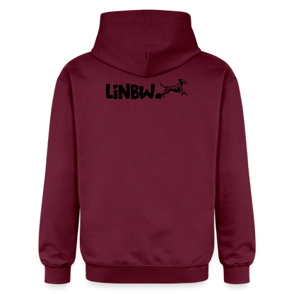 Life is not just black and white Hoodie Black Edition - Maroon