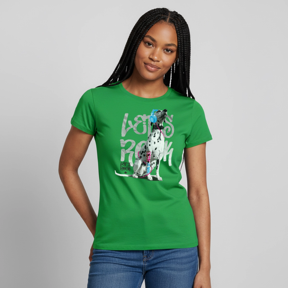 Boa's T-Shirt Let's Rock - Kelly Green