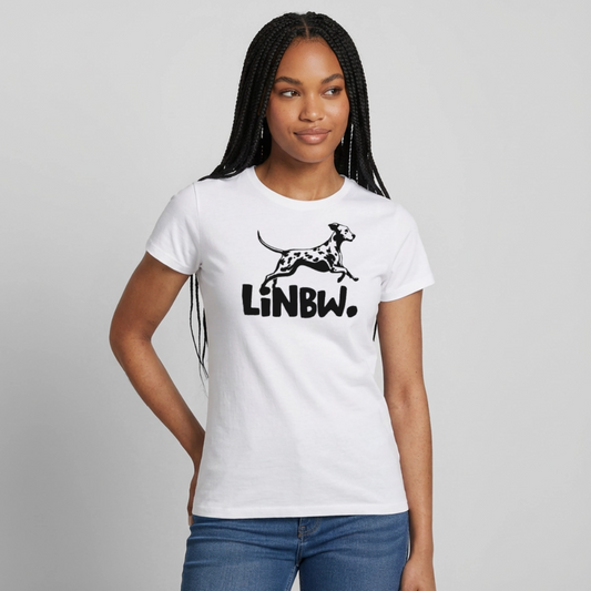 LiNBW. T-Shirt Black Edition - Weiß