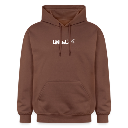 LiNBW. Crew Hoodie White Edition Life is not just black and white - Kakao
