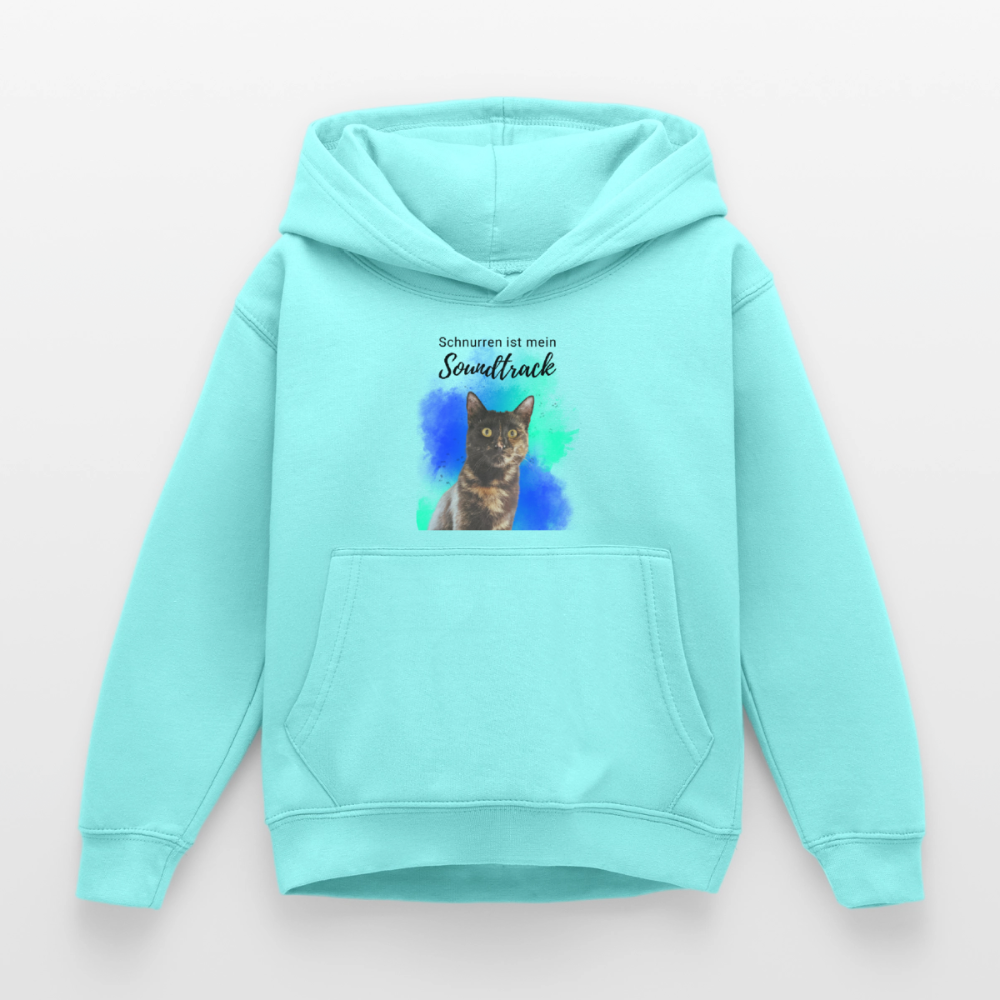 Nala's Hoodie Schnurren ist mein Soundtrack Black Edition - LiNBW.