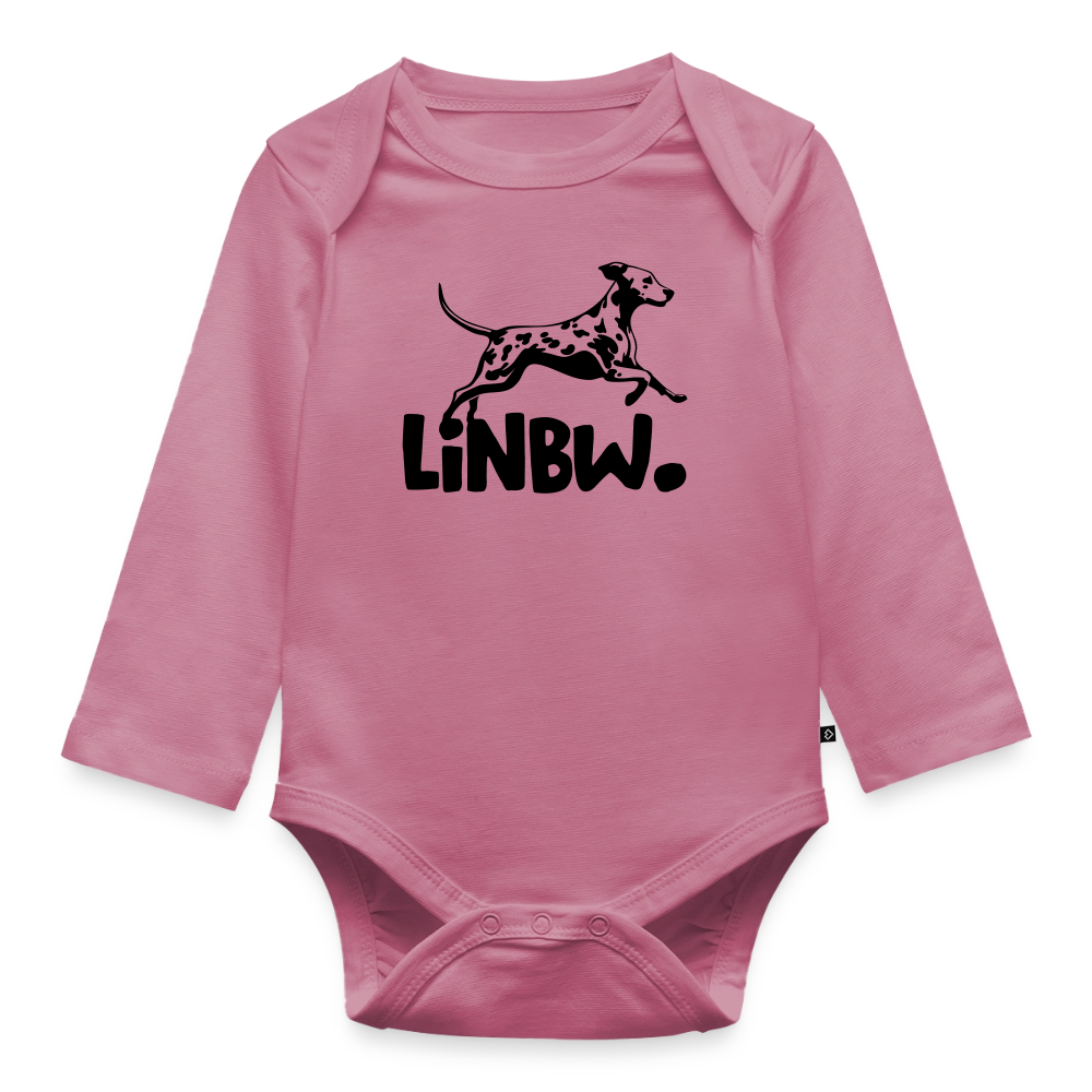 LiNBW. Langarm-Body Black Edition - Mauve