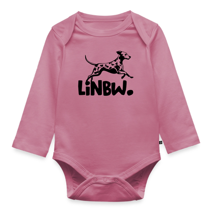 LiNBW. Langarm-Body Black Edition - Mauve