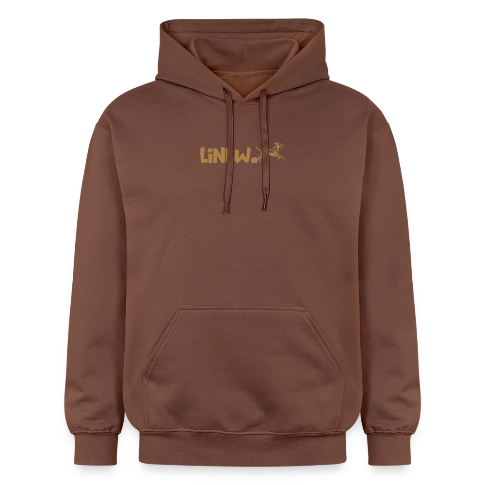 LiNBW. Crew Hoodie Brown Edition Life is not just black and white - Kakao