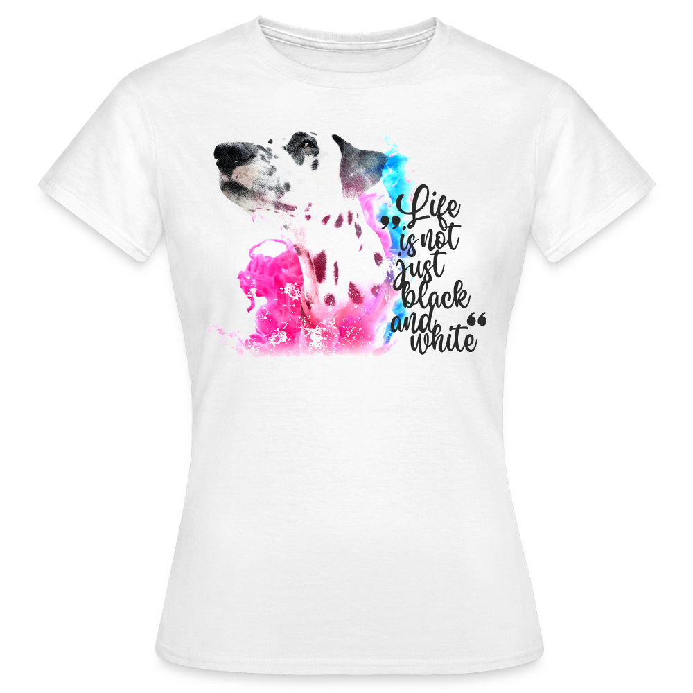 Boa's T-Shirt Splash Black Edition Life is not just black and white - Weiß