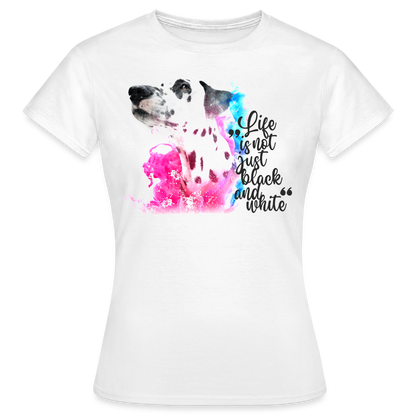 Boa's T-Shirt Splash Black Edition Life is not just black and white - Weiß