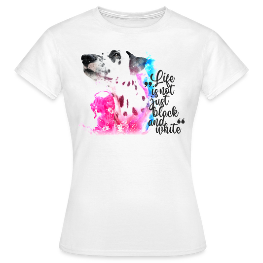 Boa's T-Shirt Splash Black Edition Life is not just black and white - Weiß