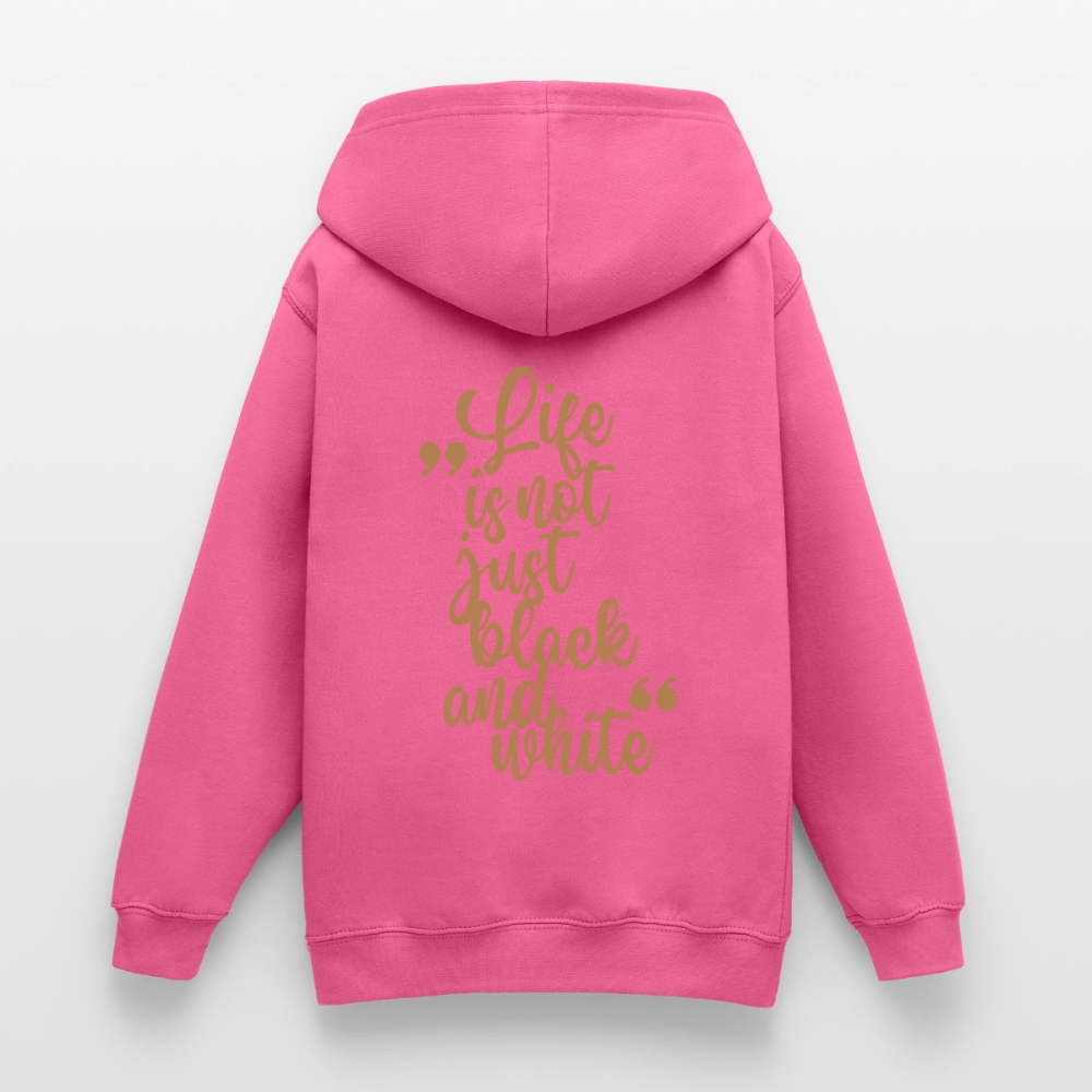 LiNBW. Crew Hoodie Life is not just black and white Edition Brown - LiNBW.