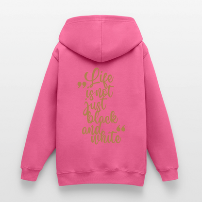 LiNBW. Crew Hoodie Life is not just black and white Edition Brown - LiNBW.
