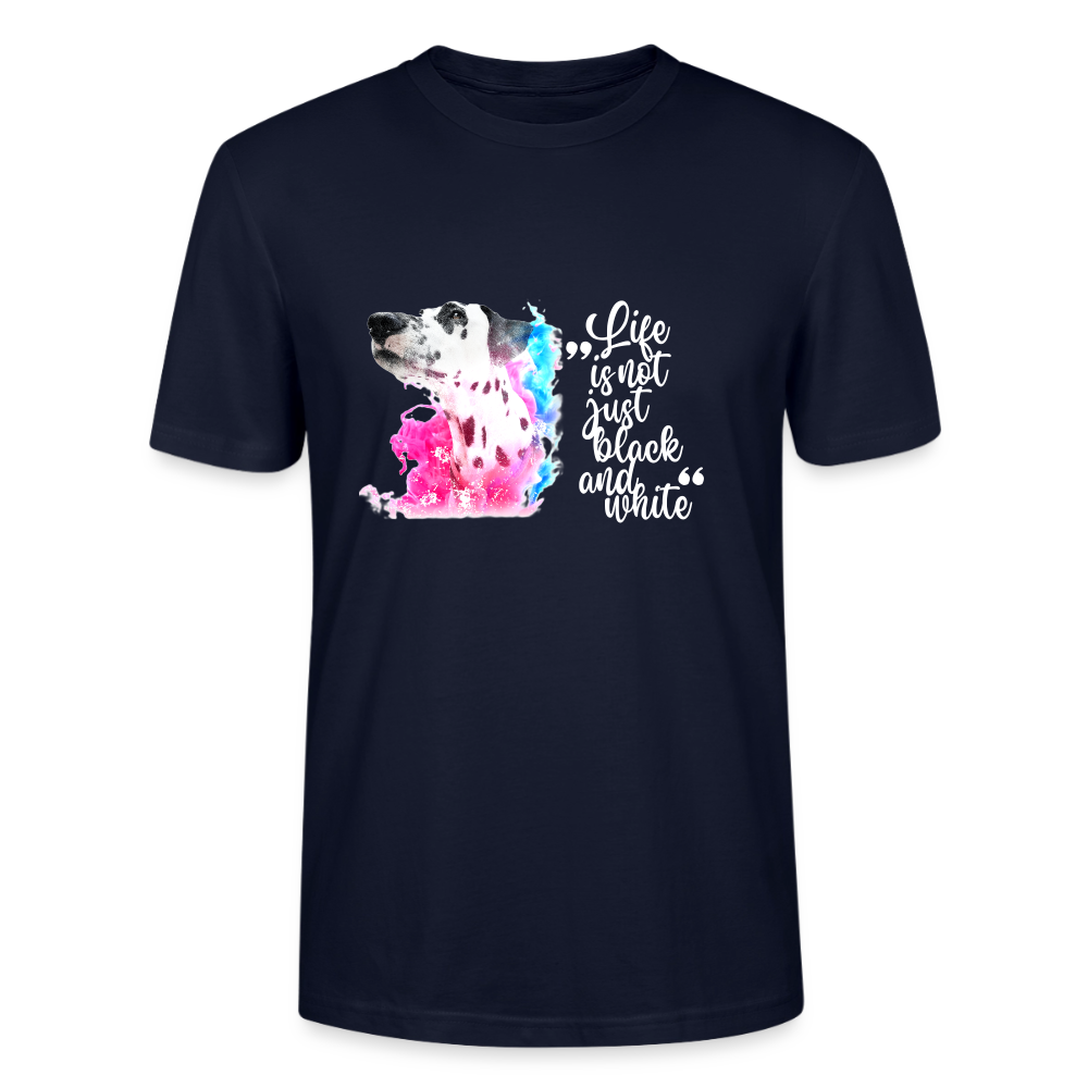Boa's Unisex T-Shirt Premium Splash White Edition Life is not just black and white - LiNBW.
